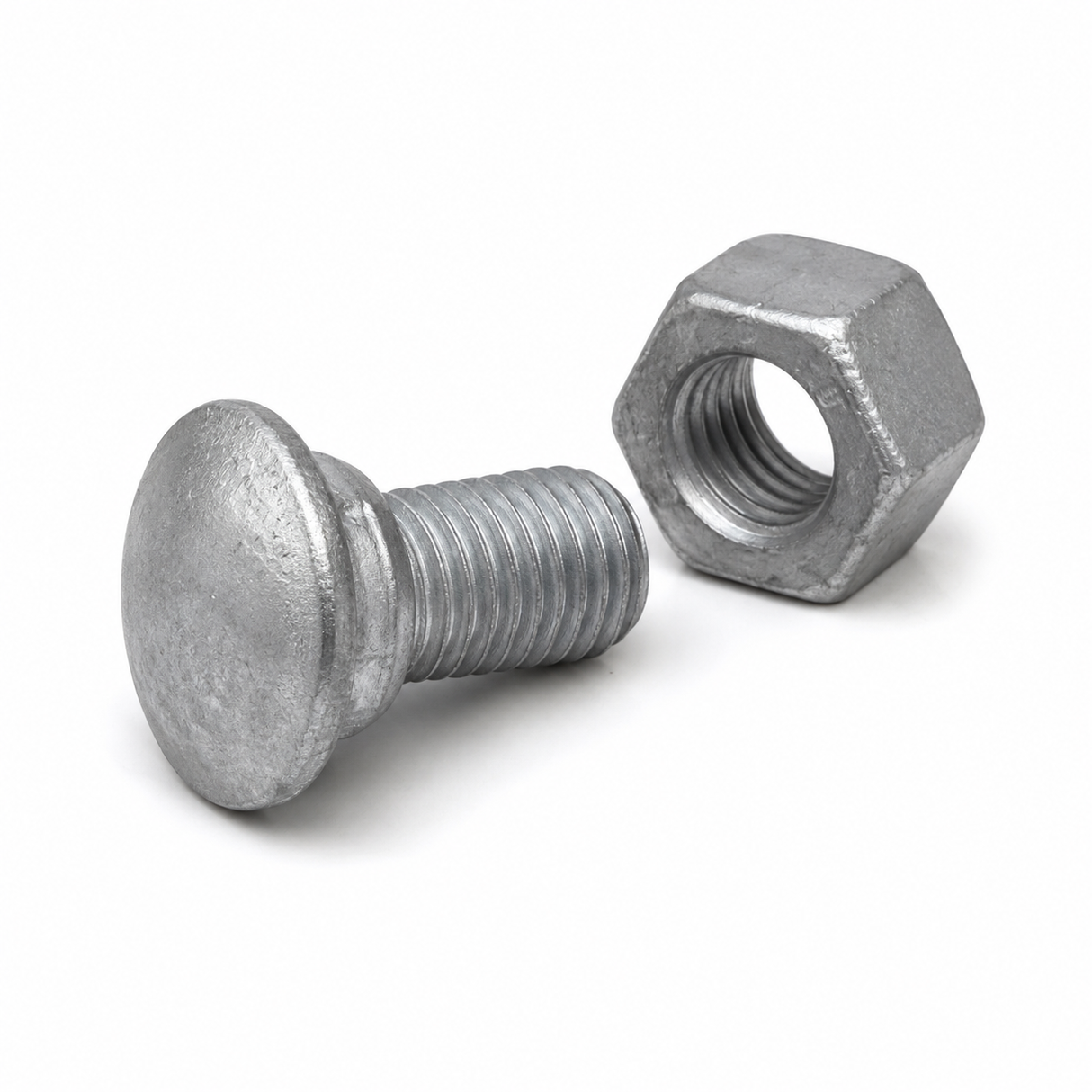 Guard Rail Mushroom Head Splice Post Bolt/Nut M16 x 30 HDG