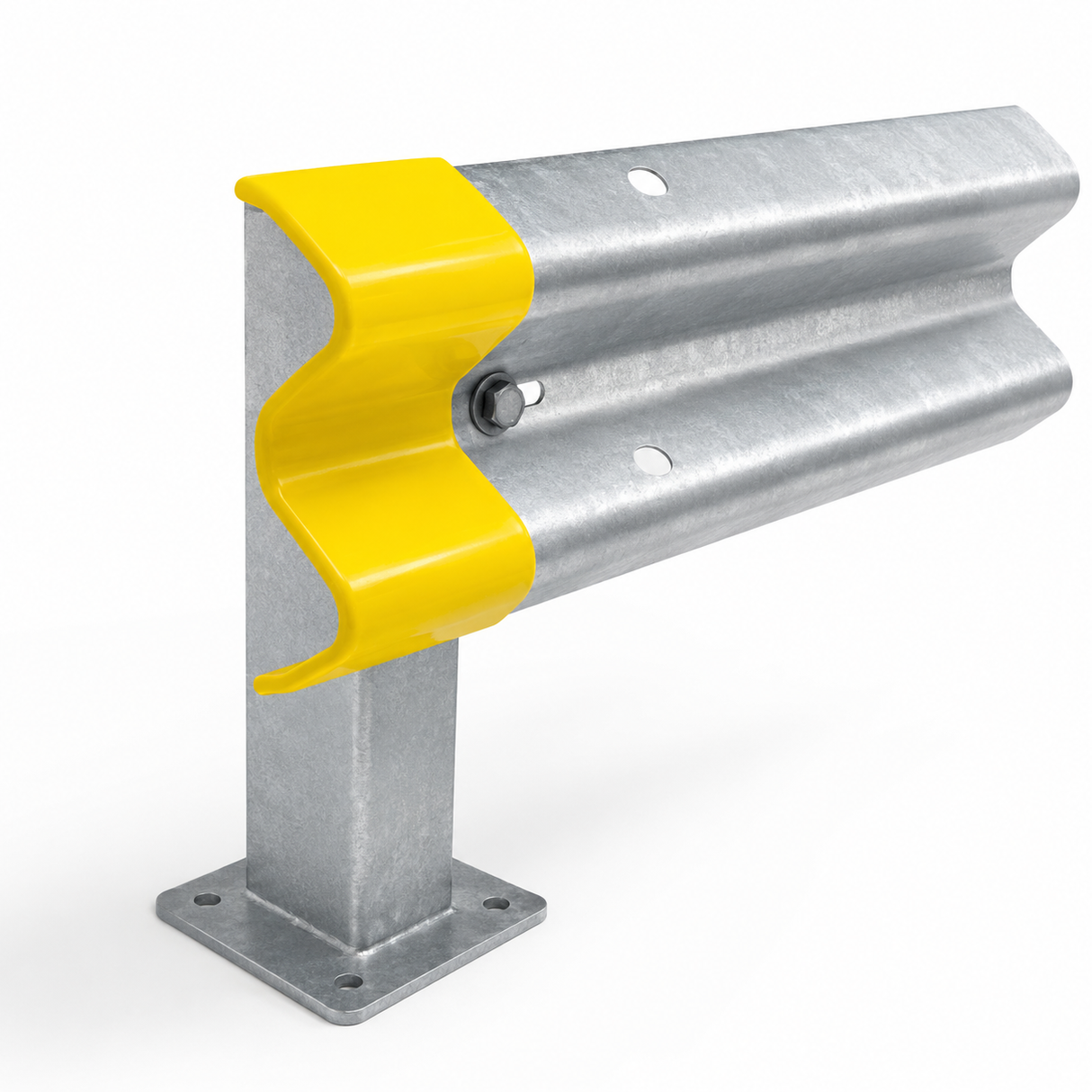 Guard Rail W Beam Yellow Rubber Sock