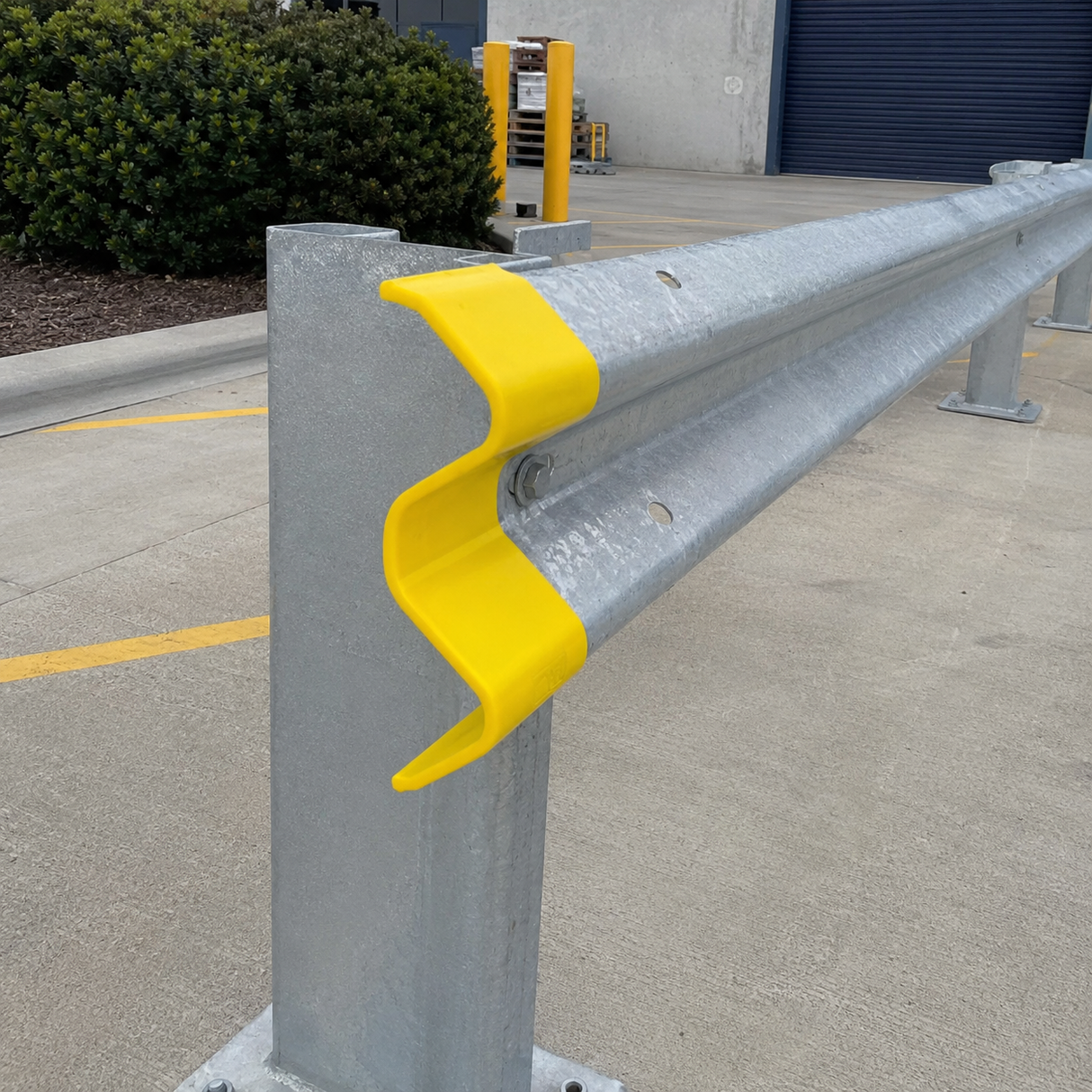 Guard Rail W Beam Yellow Rubber Sock
