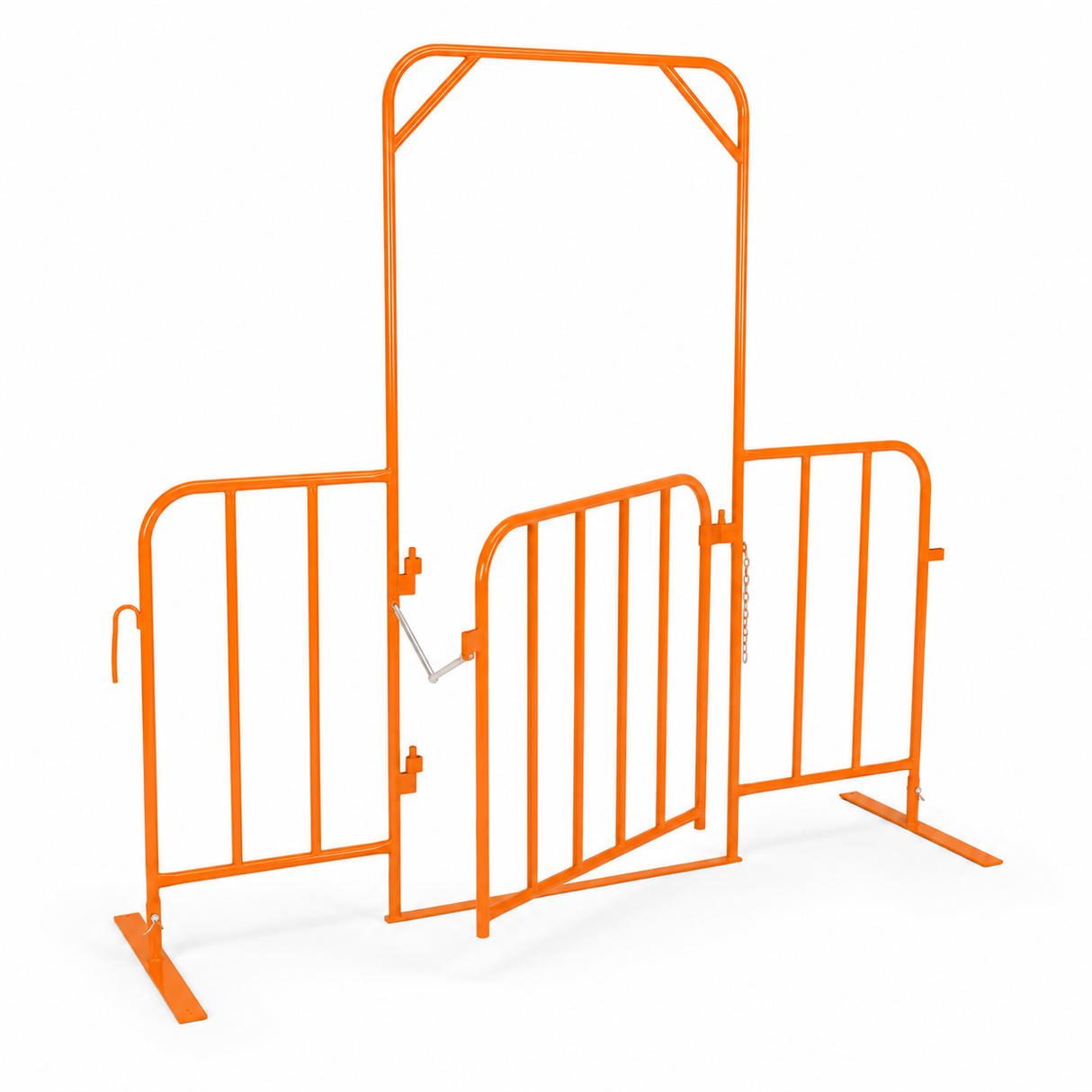 Crowd Control Barrier Gate - Including Gate Spring and 2 feet and 2 PTO Pins