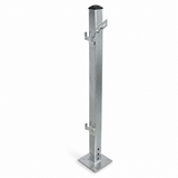 Metal Edge Panel Post With Side Locks 1m x 50mm x 50mm
