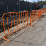 Orange Crowd Control Barrier 2.2m x 1.1m (+2 Pins & Feet)