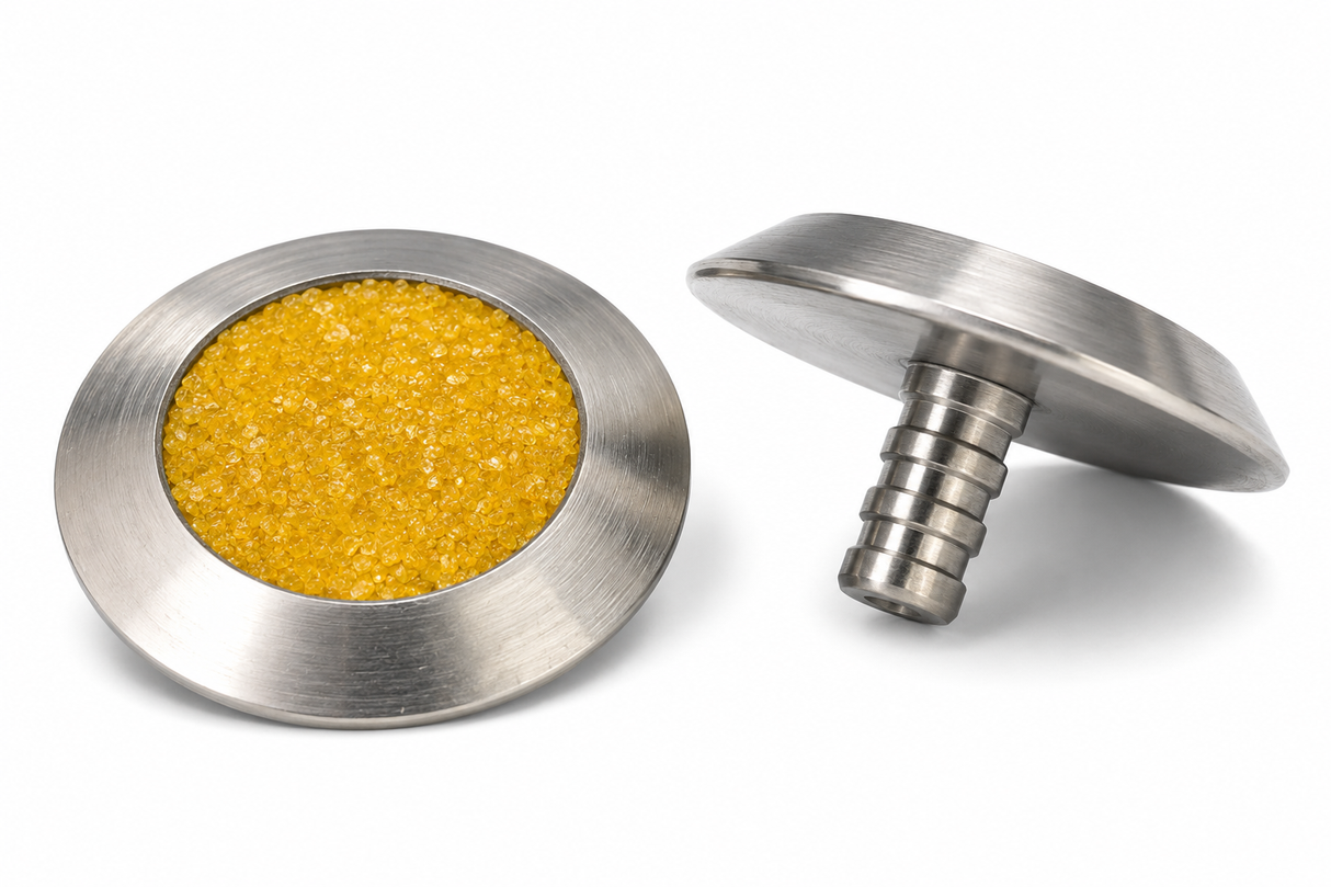Tactile Indicator Studs - Stainless Steel / Yellow Carb