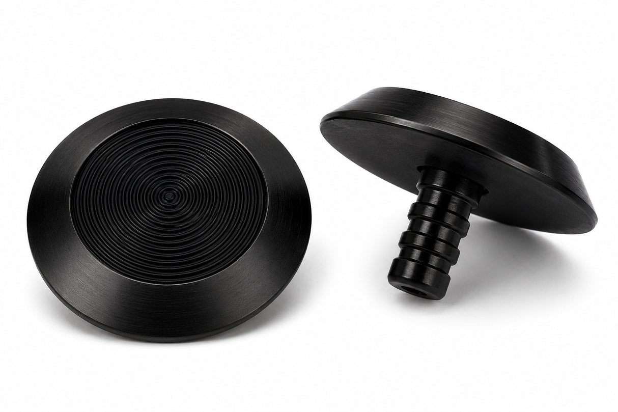 Tactile Indicator Studs - Black Stainless Steel