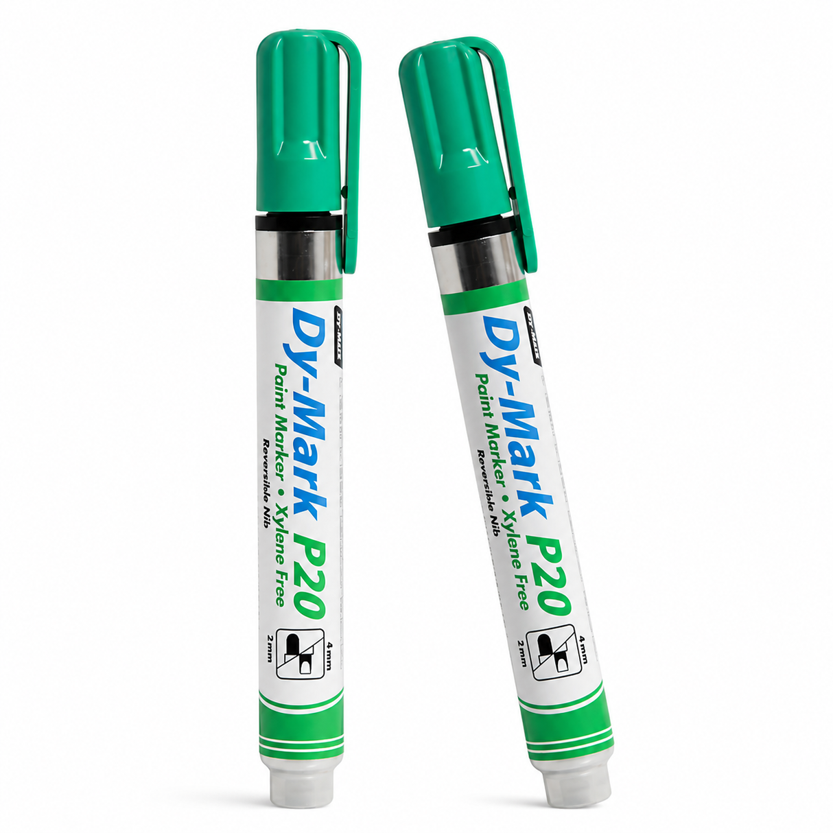 Paint Marker P20 Reversible Bullet/Chisel Tip - 12 Pack