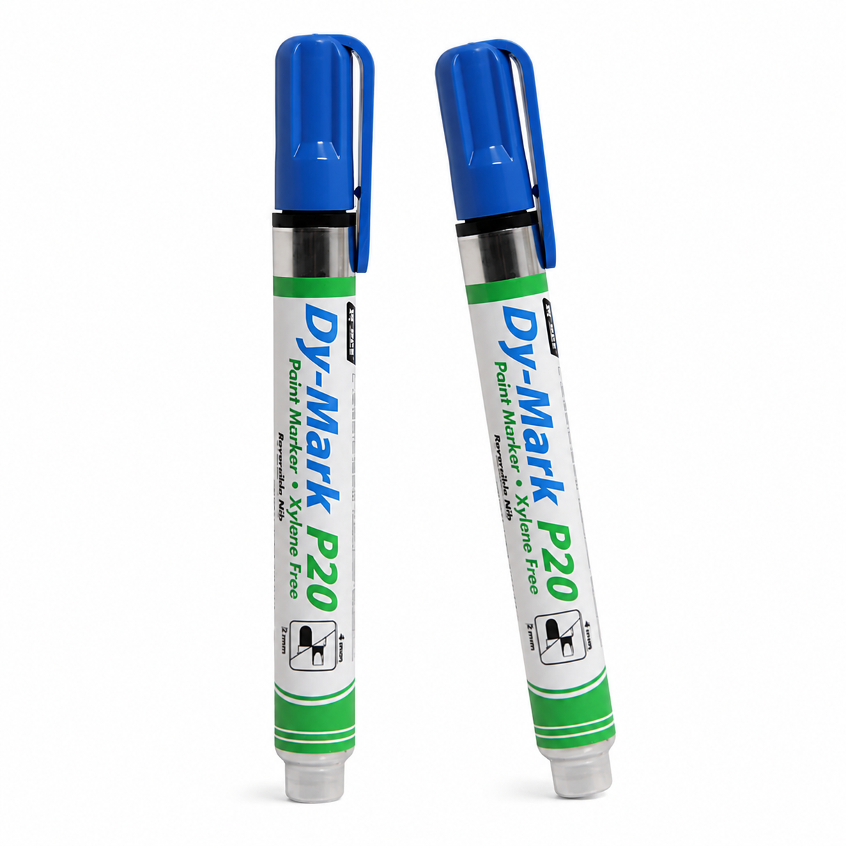 Paint Marker P20 Reversible Bullet/Chisel Tip - 12 Pack