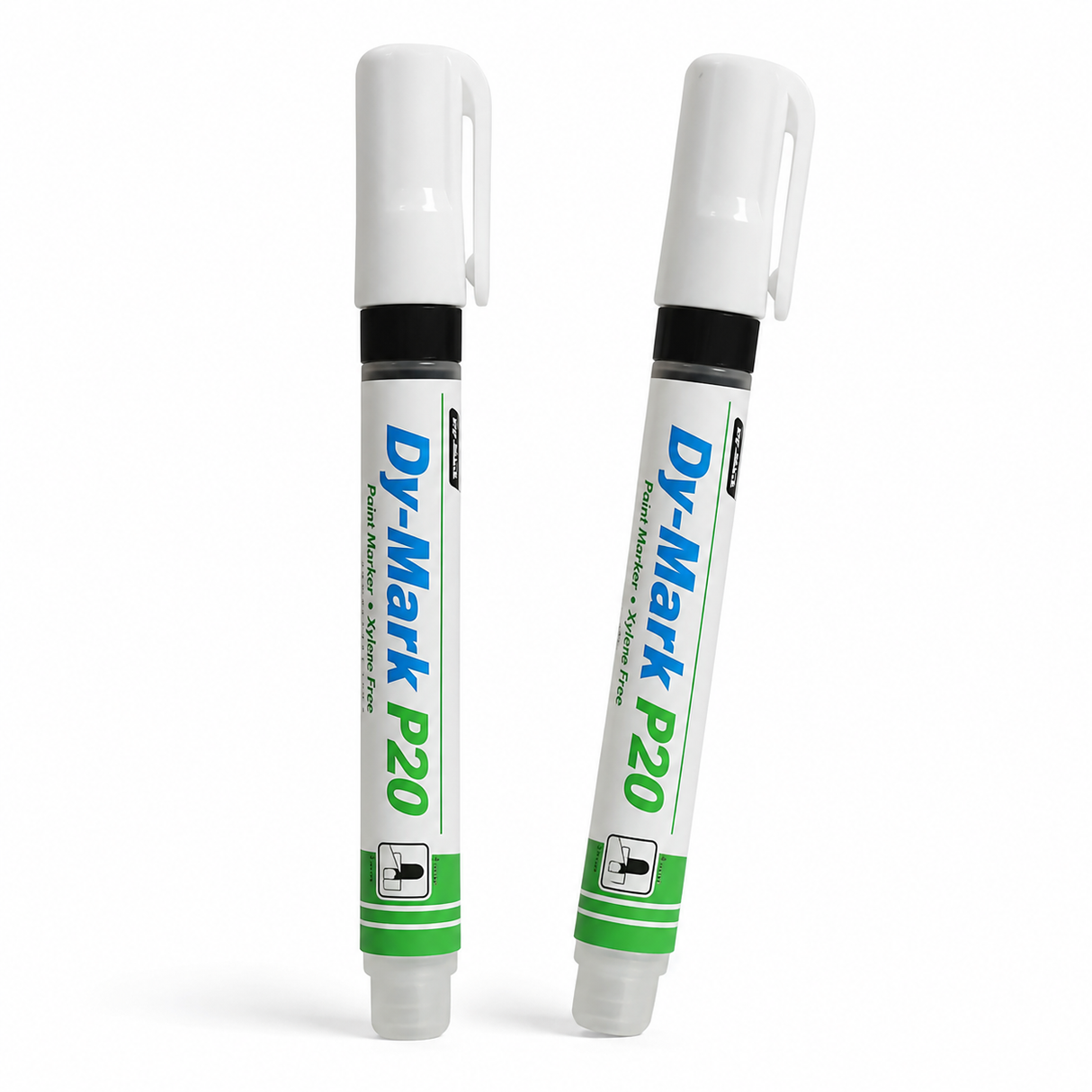 Paint Marker P20 Reversible Bullet/Chisel Tip - 12 Pack