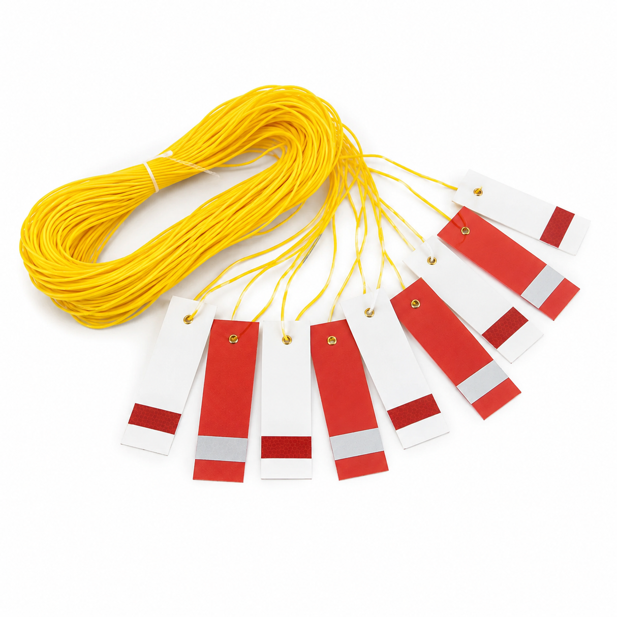 Red/White Reflector Line - 25m roll
