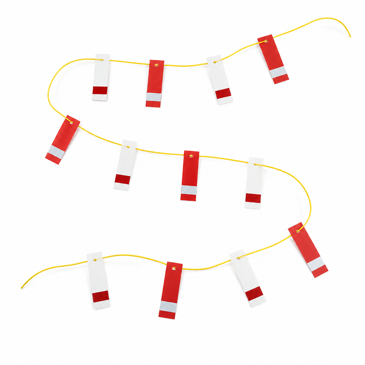 Red/White Reflector Line - 25m roll