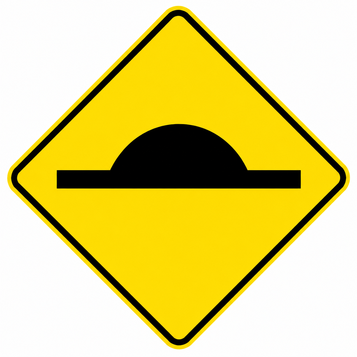 Speed Hump Sign