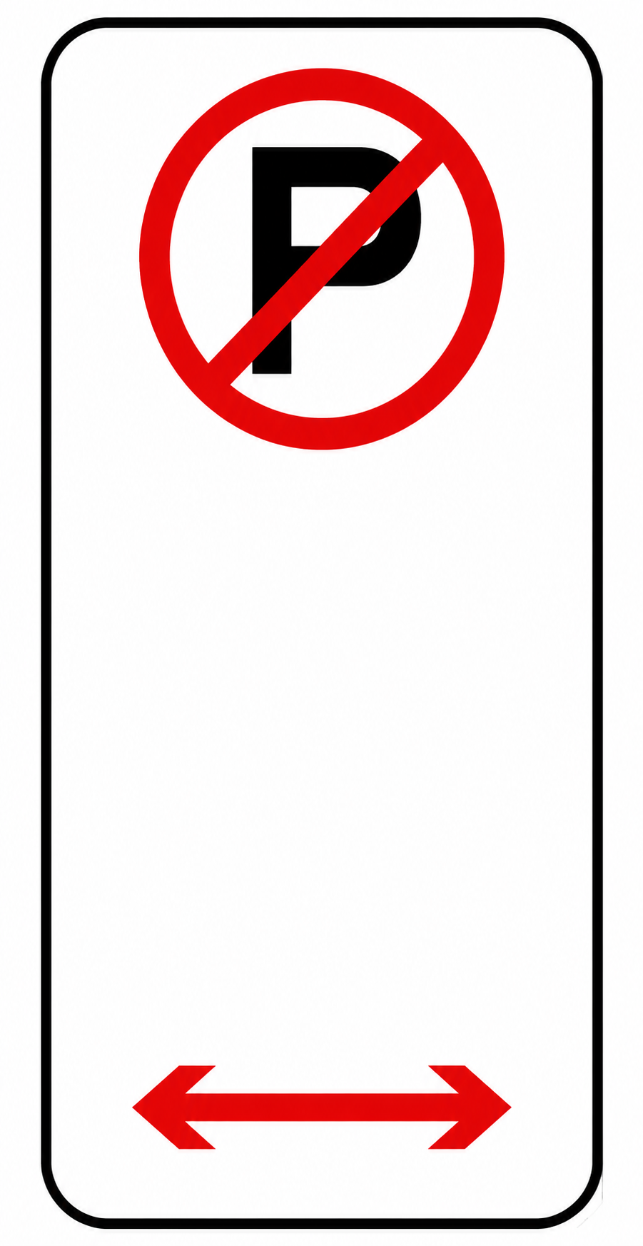 Parking Sign - No Parking