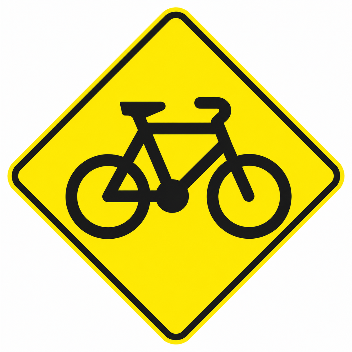 Bicycles (Symbolic) Sign