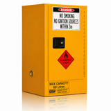 Flammable Storage Cabinet 60L 1 Door, 2 Shelf