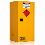 Flammable Storage Cabinet 350L 1 Door, 3 Shelf