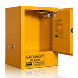 Flammable Storage Cabinet 30L 1 Door, 1 Shelf