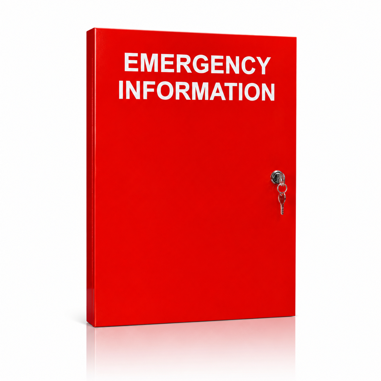 Emergency Information 003 Keyed Cabinet