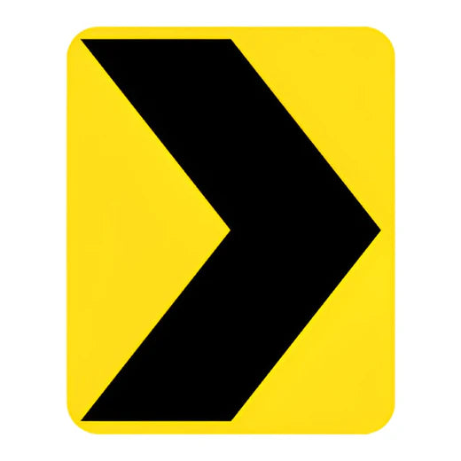 Chevron Hazard Marker