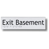Exit Level Basement - B4 Signs