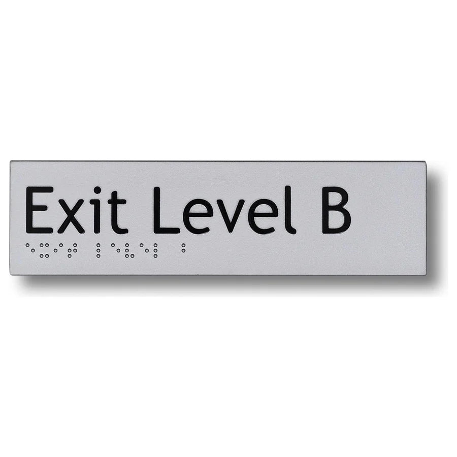 Exit Level Basement - B4 Signs