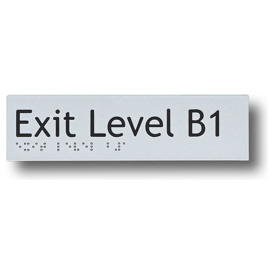 Exit Level Basement - B4 Signs