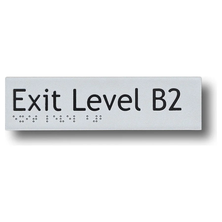 Exit Level Basement - B4 Signs