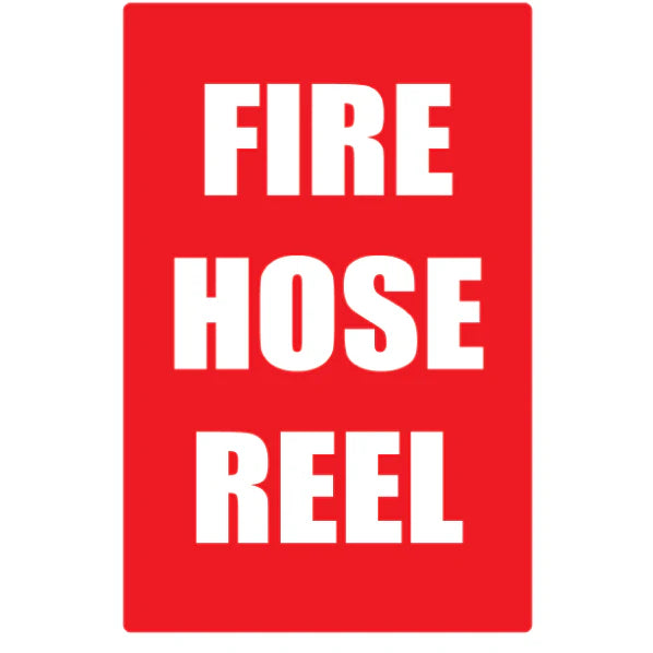 Fire Hose Reel Sign | Large Font