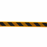 2.5m PVC Barrier Board - Class 1 Reflective Tape