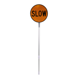 Stop/Slow Traffic Control Lollipop Sign