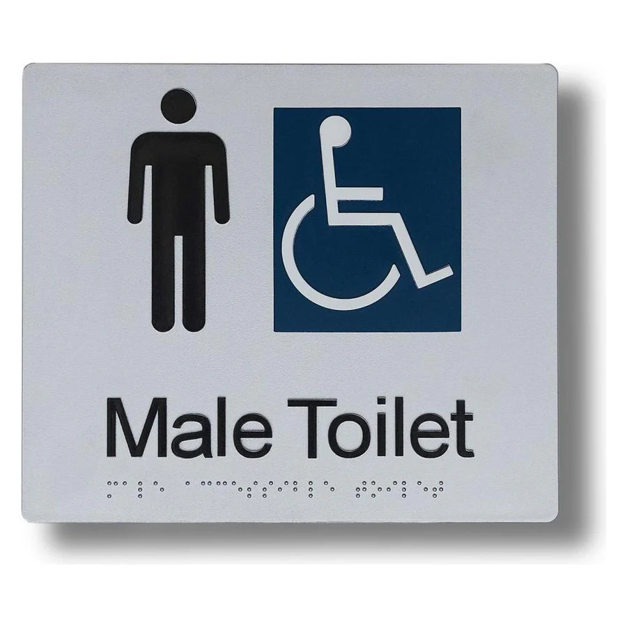 Male Toilet (Accessible) Sign