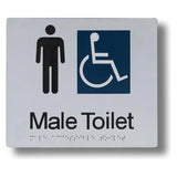 Male Toilet (Accessible) Sign