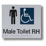 Male Toilet (Accessible) Sign