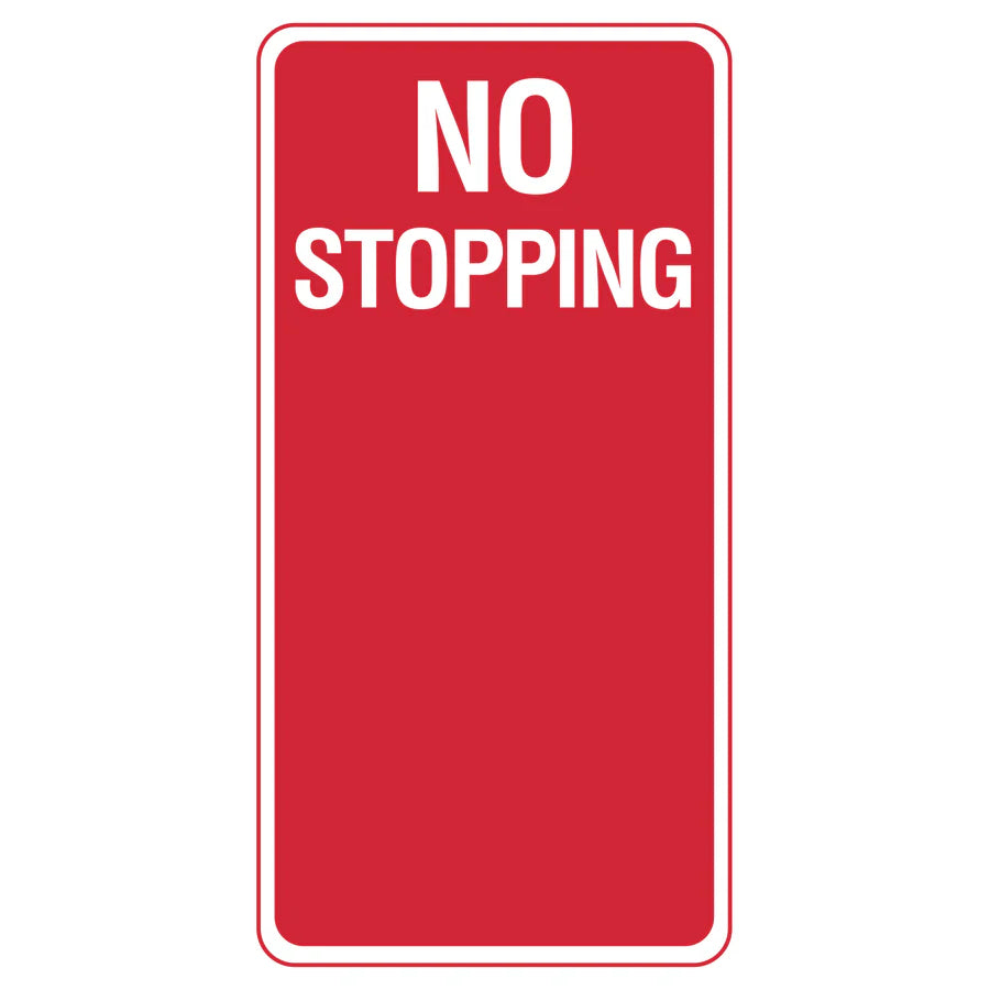 No Stopping Parking Sign - 225x450 | R5-400