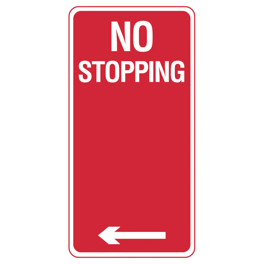 No Stopping Parking Sign - 225x450 | R5-400