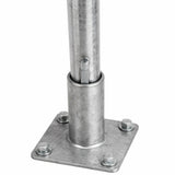 Surface Mount Pole Base Plate Incl. Wedge