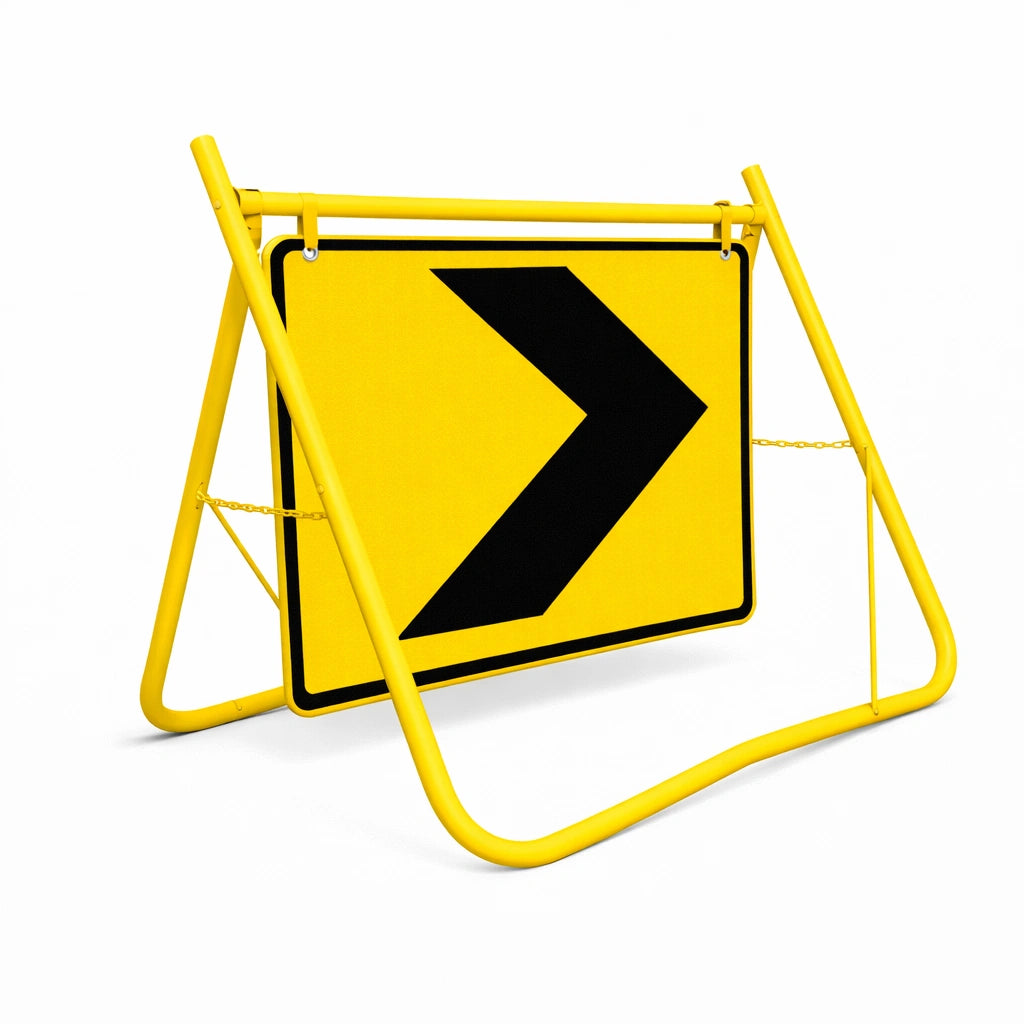 600 x 600mm Swing Stand & Sign - Chevron