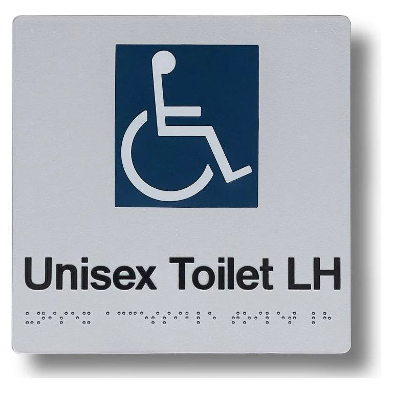 180 x 180mm Unisex Toilet Disabled Sign