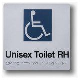 180 x 180mm Unisex Toilet Disabled Sign