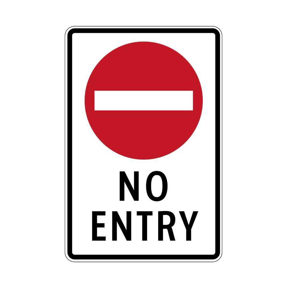 No Entry Sign - R2-4A