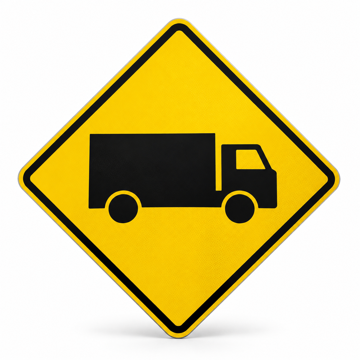 600 x 600mm - Trucks Crossing or Entering Warning Sign