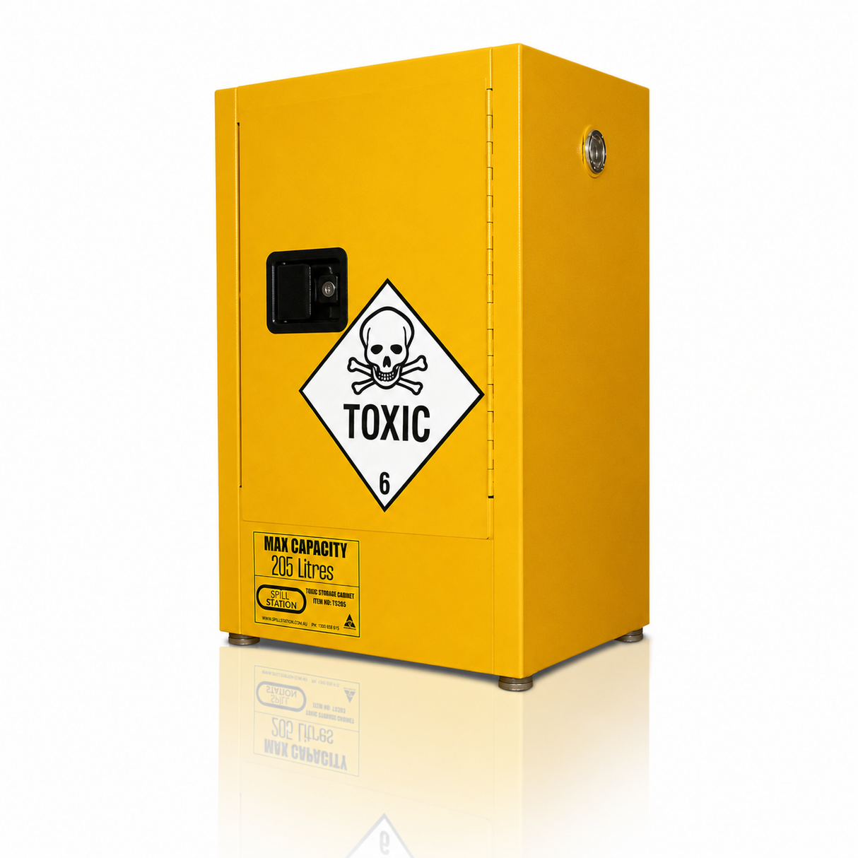 205L Toxic Substance Storage Cabinet - Vertical Drum 1 Door