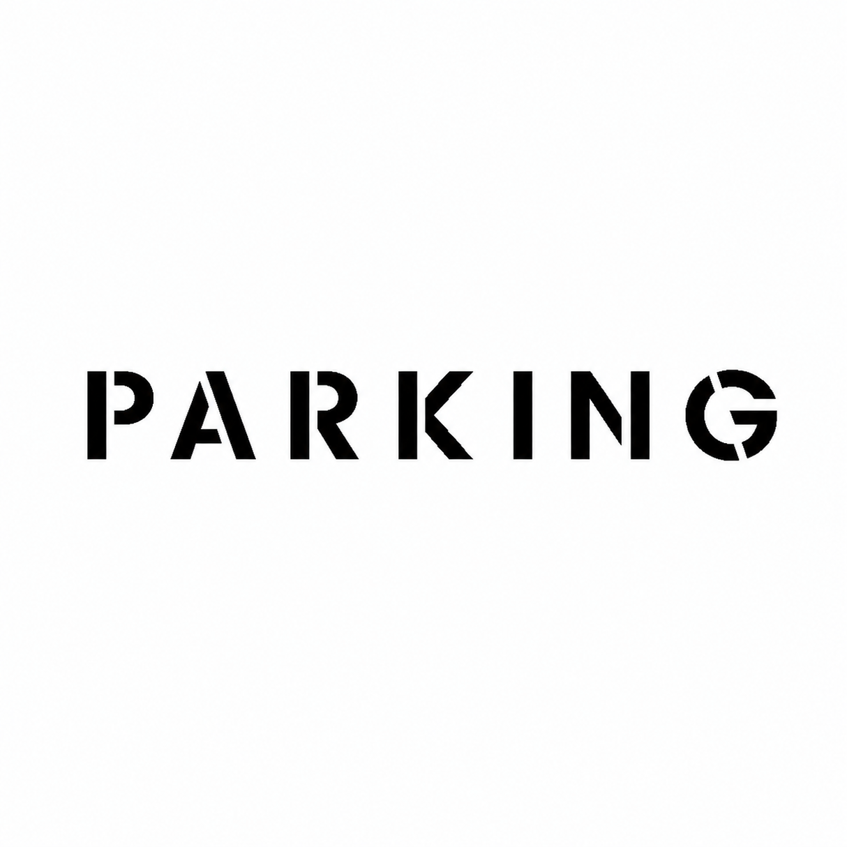 Parking Stencil