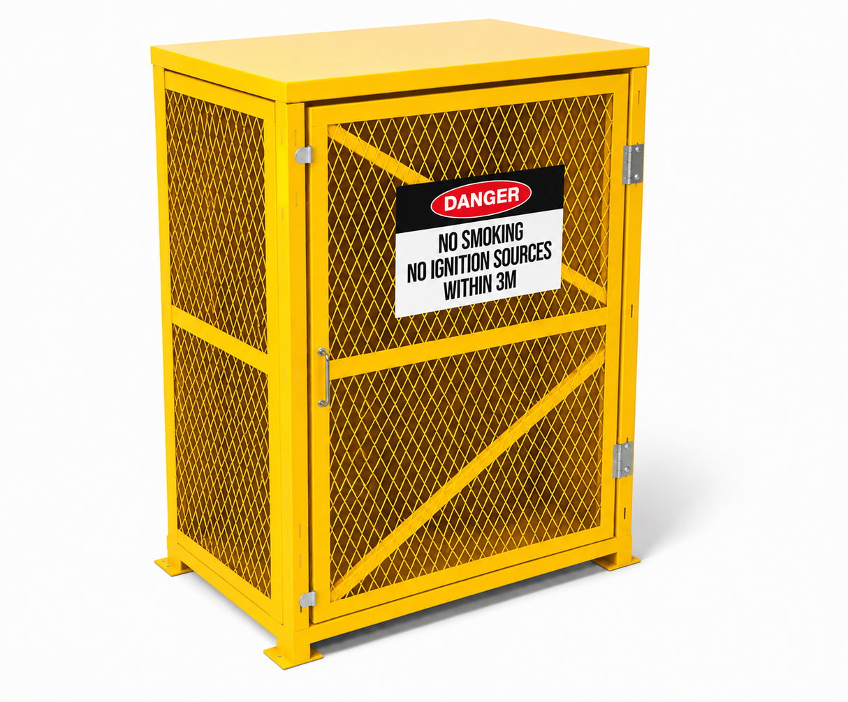 LPG Gas Cage - 2 Cylinder x 15 Kilogram