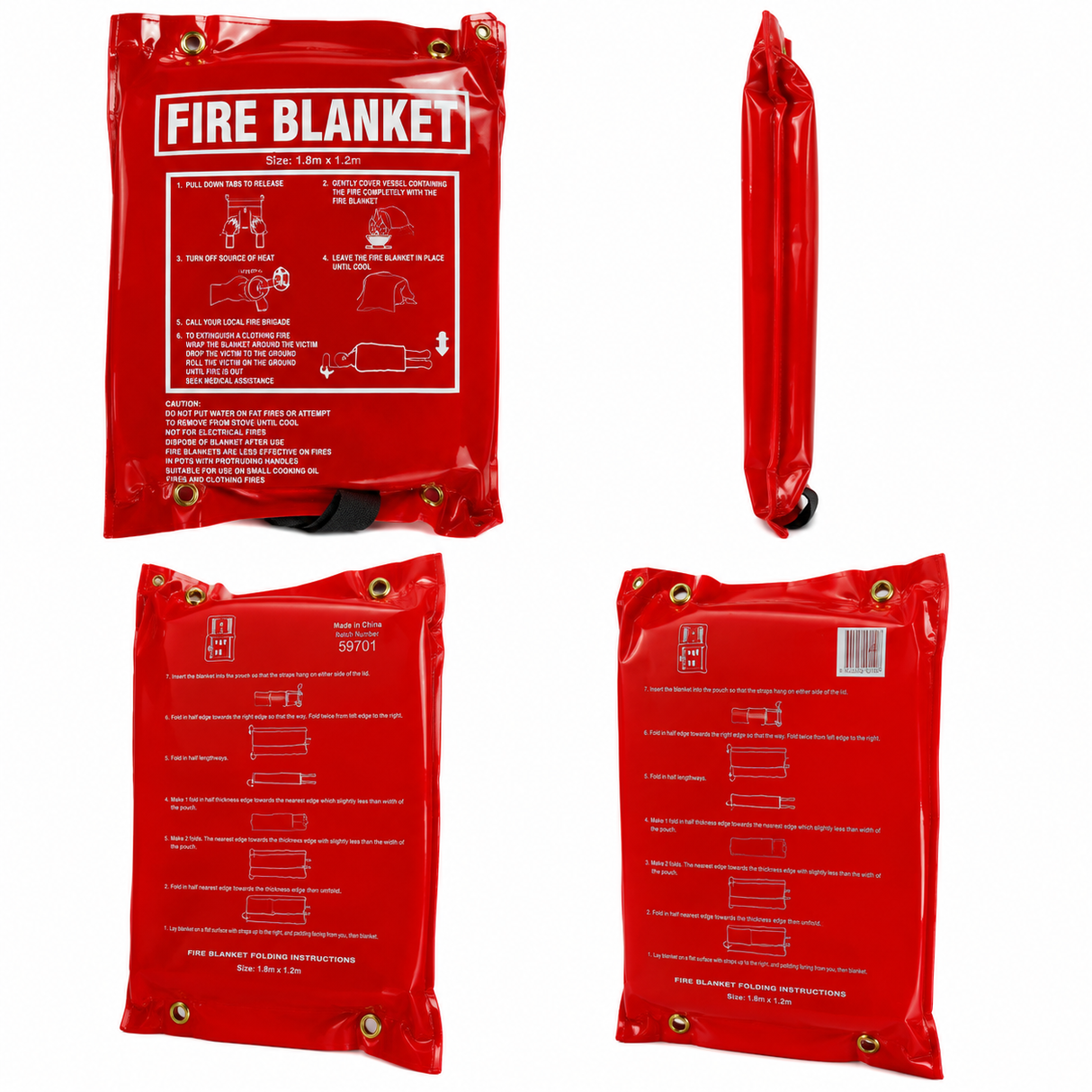 Fire Blanket Large 1.2M x 1.8M