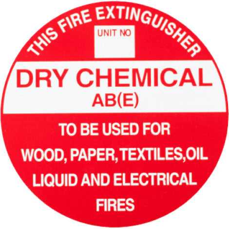 Metal ABE - Extinguisher Identification Sign